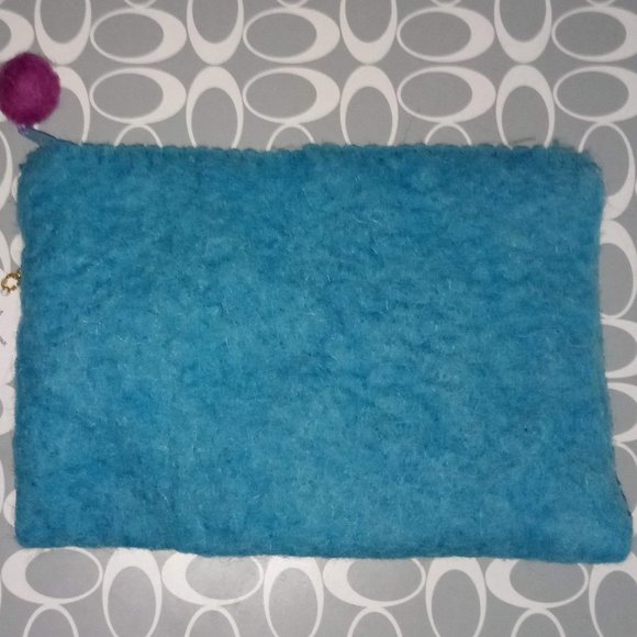 Aveline Floral Wool Pouch - Picture 2 of 6